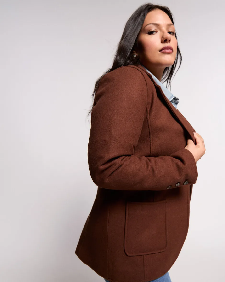 Universal Standard Kidjo Tailored Wool Jacket