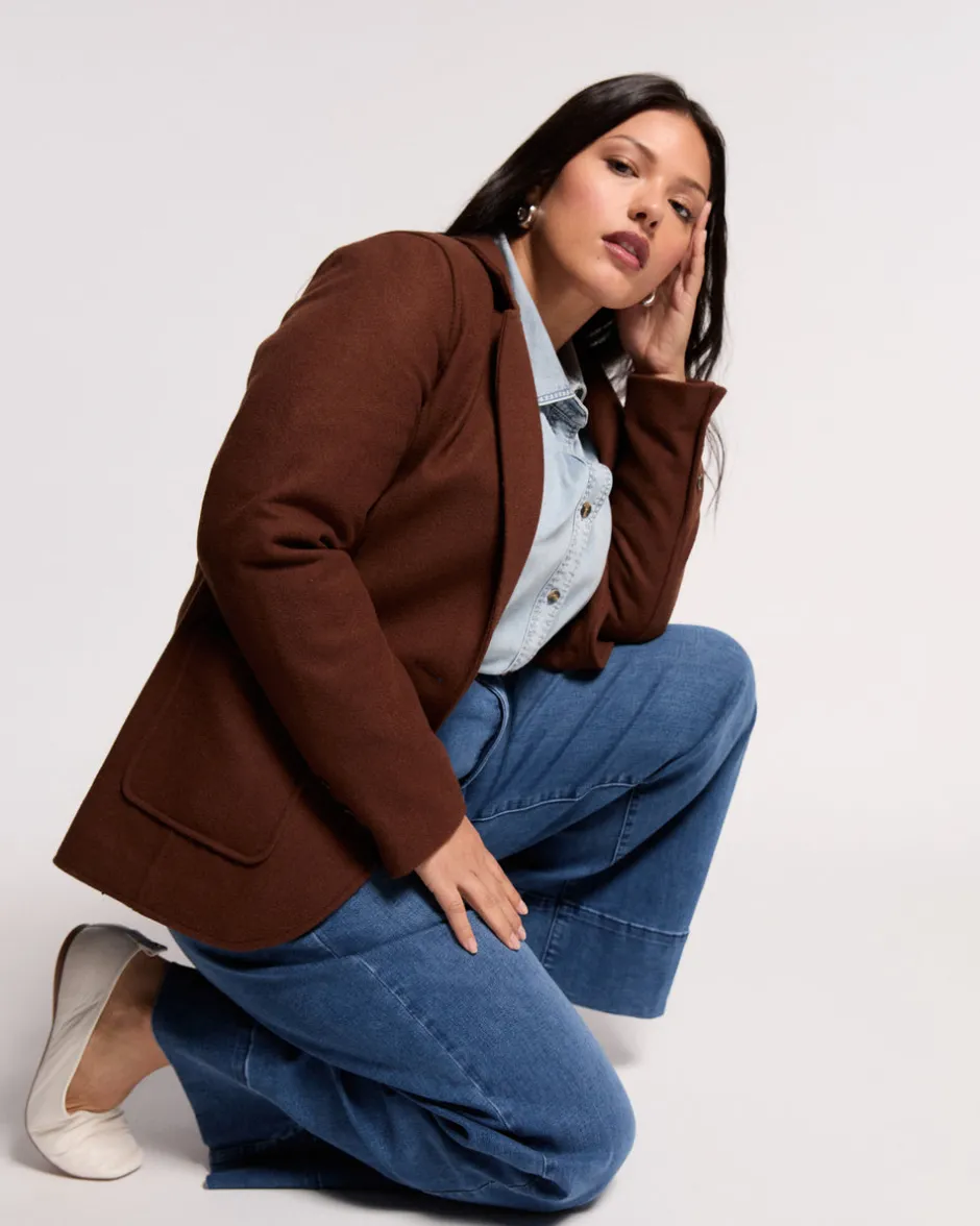 Universal Standard Kidjo Tailored Wool Jacket