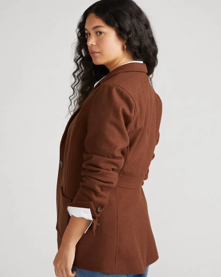 Universal Standard Kidjo Tailored Wool Jacket