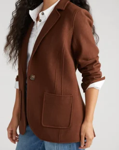 Universal Standard Kidjo Tailored Wool Jacket