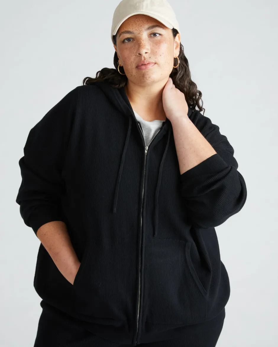 Universal Standard Knitted Mila Zip Hoodie