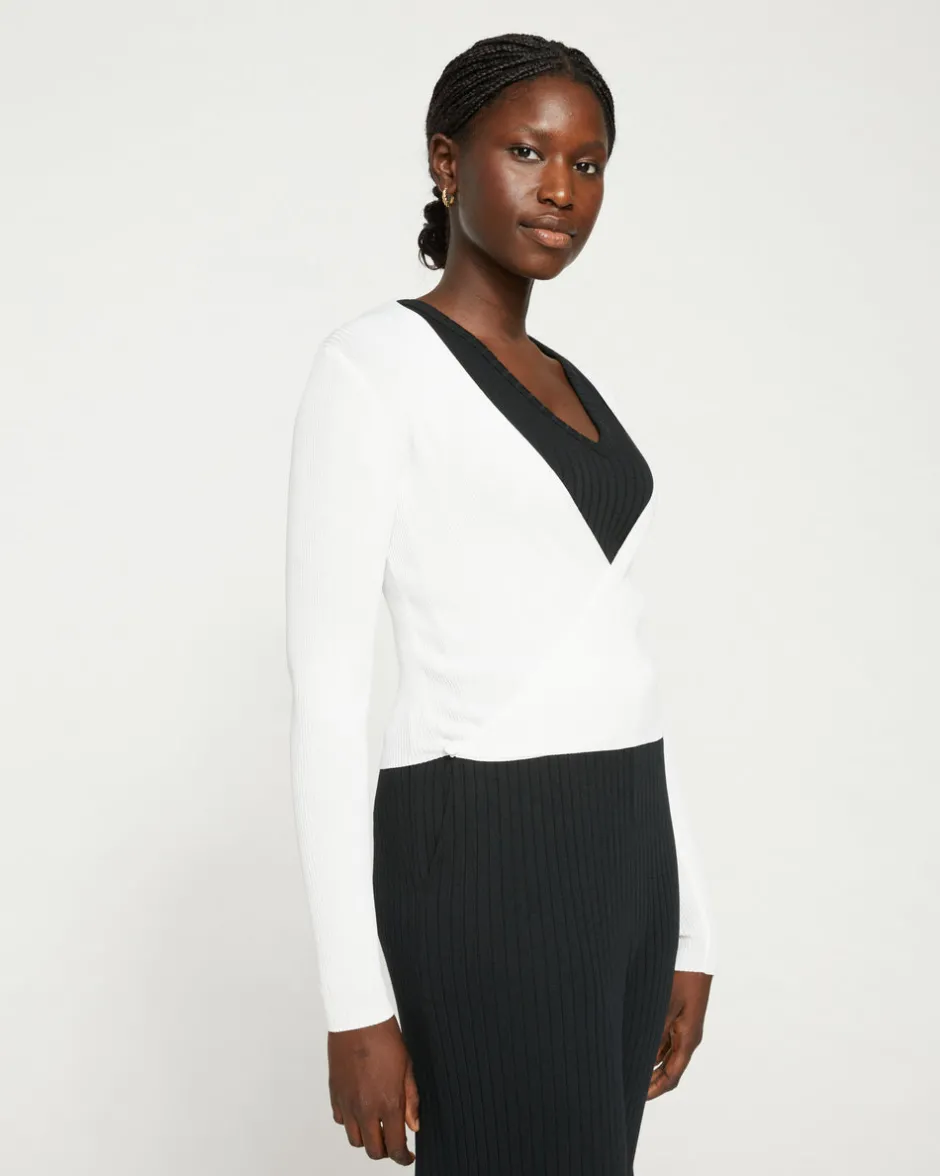 Universal Standard Knitted Wrap Cardigan