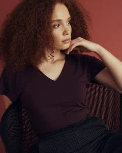 Universal Standard Lansbury Crepe Jersey Blouse