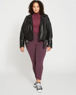 Universal Standard Leeron Leather Moto Jacket