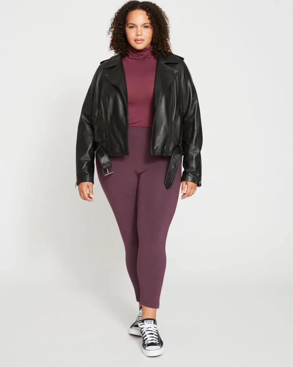 Universal Standard Leeron Leather Moto Jacket