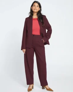Universal Standard Lennox Collarless Ponte Blazer