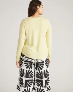 Universal Standard Light-As-Air Long Sleeve Crew Neck Tee
