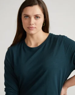 Universal Standard Light-As-Air Long Sleeve Crew Neck Tee