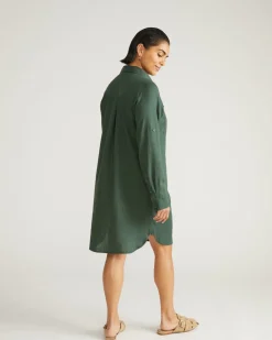 Universal Standard Linen Rubicon Shirtdress