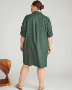 Universal Standard Linen Rubicon Shirtdress