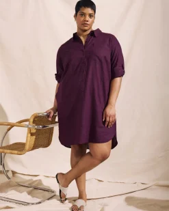 Universal Standard Linen Rubicon Shirtdress