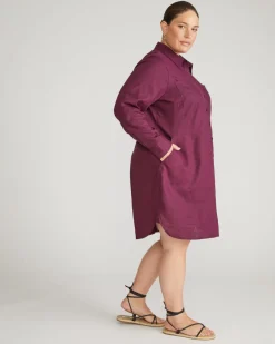 Universal Standard Linen Rubicon Shirtdress
