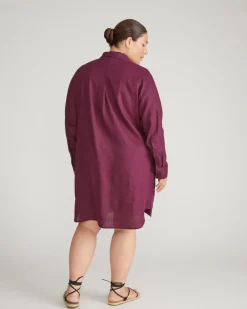 Universal Standard Linen Rubicon Shirtdress