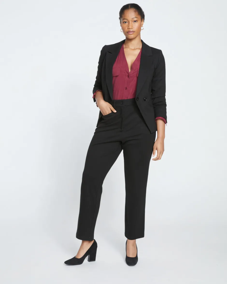 Universal Standard Long Cigarette Ponte Pants