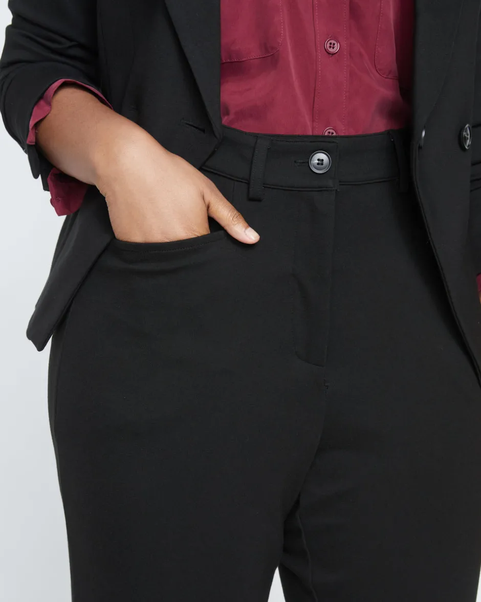Universal Standard Long Cigarette Ponte Pants