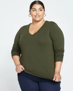 Universal Standard Long Sleeve V Rex