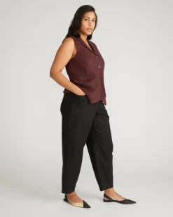 Universal Standard Lou Barrel Leg Linen Pants