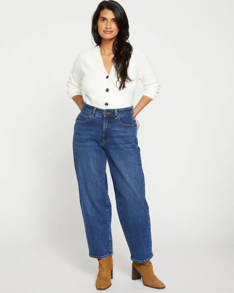 Universal Standard Lou High Rise Barrel Leg Jeans