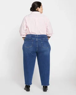 Universal Standard Lou High Rise Barrel Leg Jeans