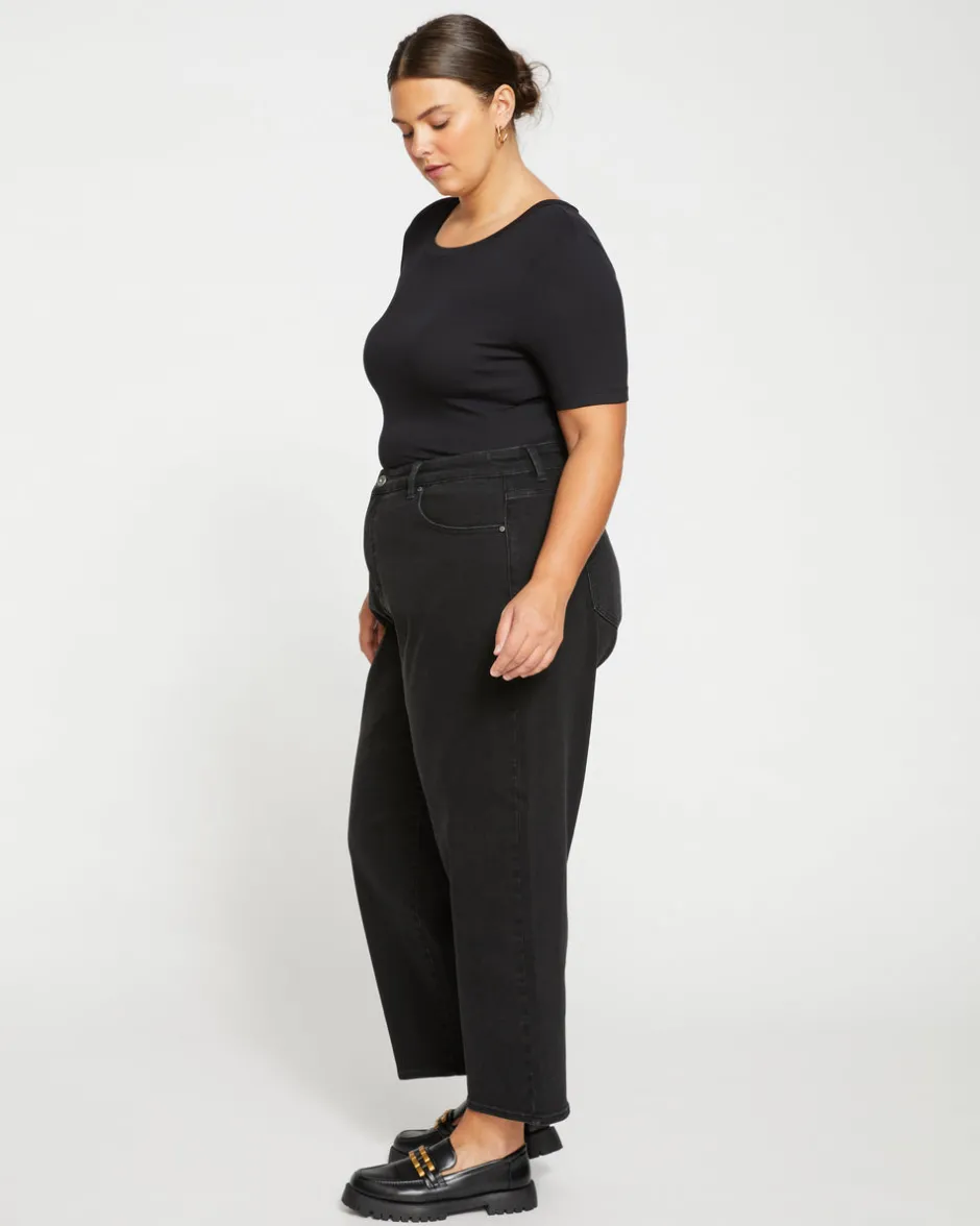 Universal Standard Lou High Rise Barrel Leg Jeans