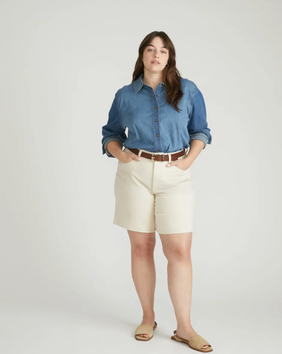 Universal Standard Lou Loose Fit Denim Shorts