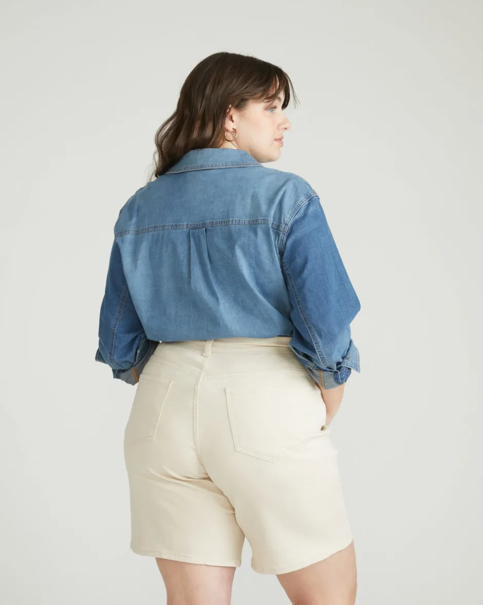 Universal Standard Lou Loose Fit Denim Shorts