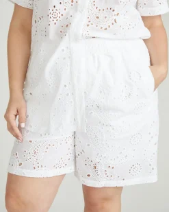 Universal Standard Lulu Cotton Eyelet Shorts