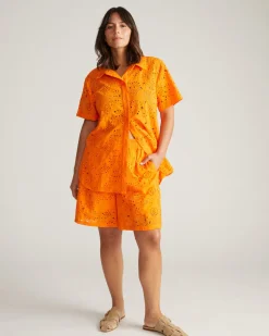Universal Standard Lulu Cotton Eyelet Shorts