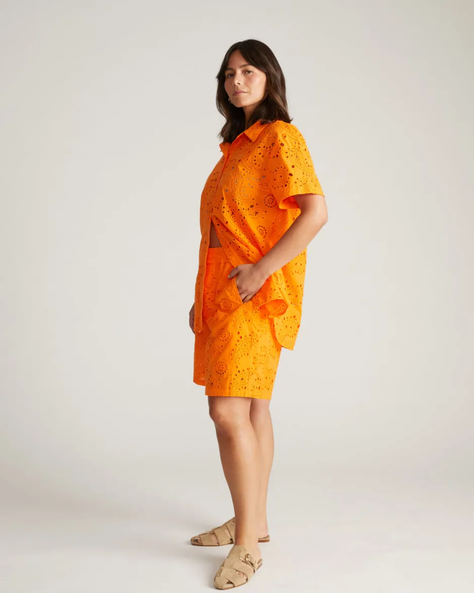 Universal Standard Lulu Cotton Eyelet Shorts