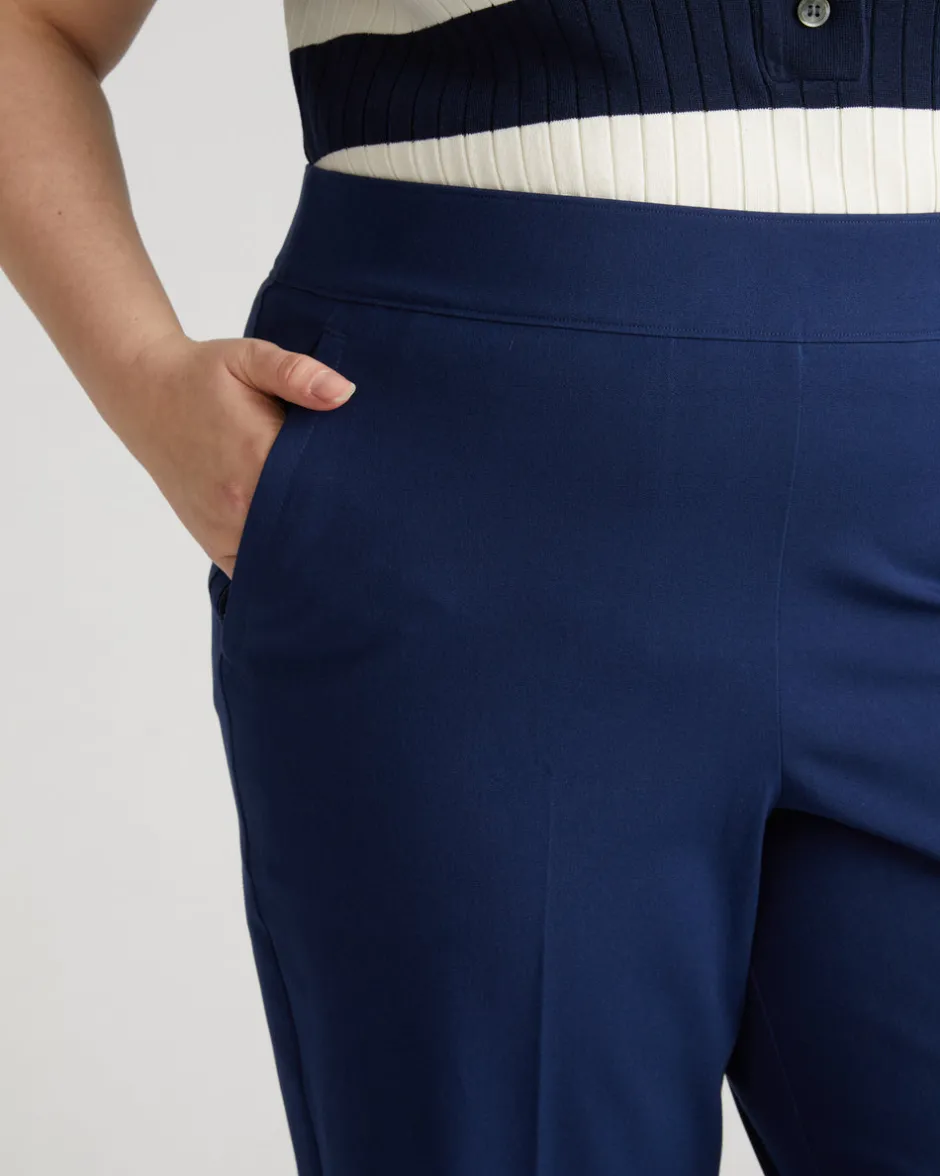 Universal Standard Magic Cotton Straight Leg Pants