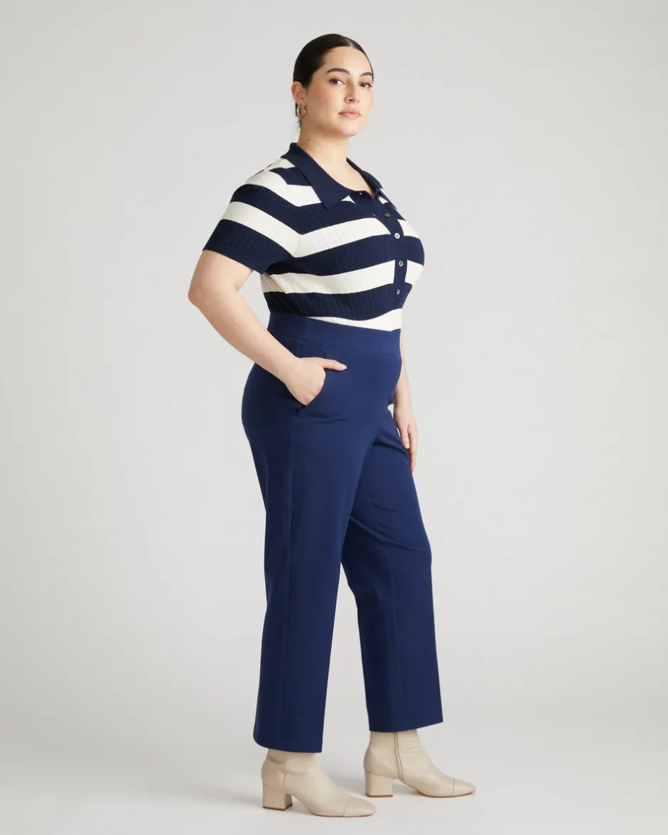 Universal Standard Magic Cotton Straight Leg Pants