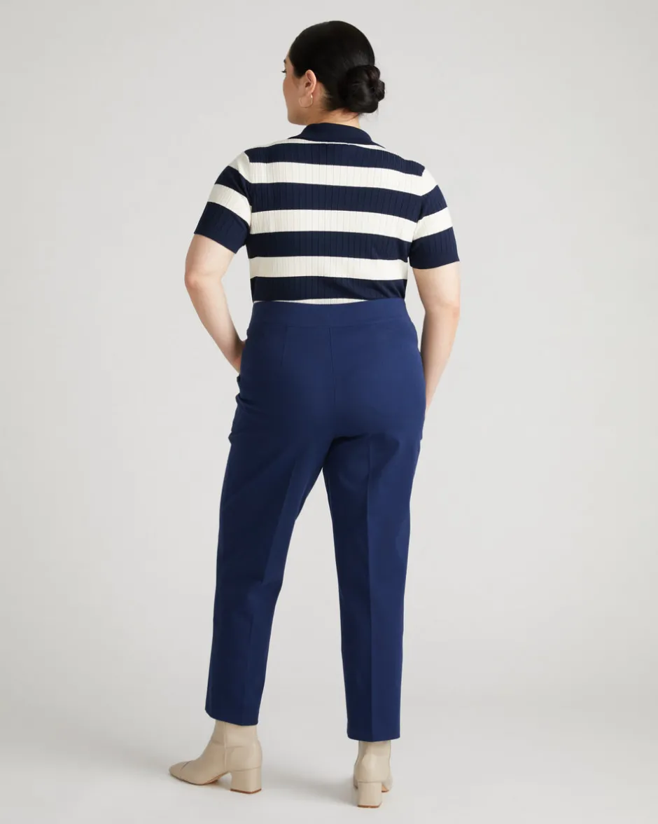 Universal Standard Magic Cotton Straight Leg Pants