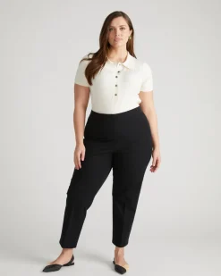 Universal Standard Magic Cotton Straight Leg Pants