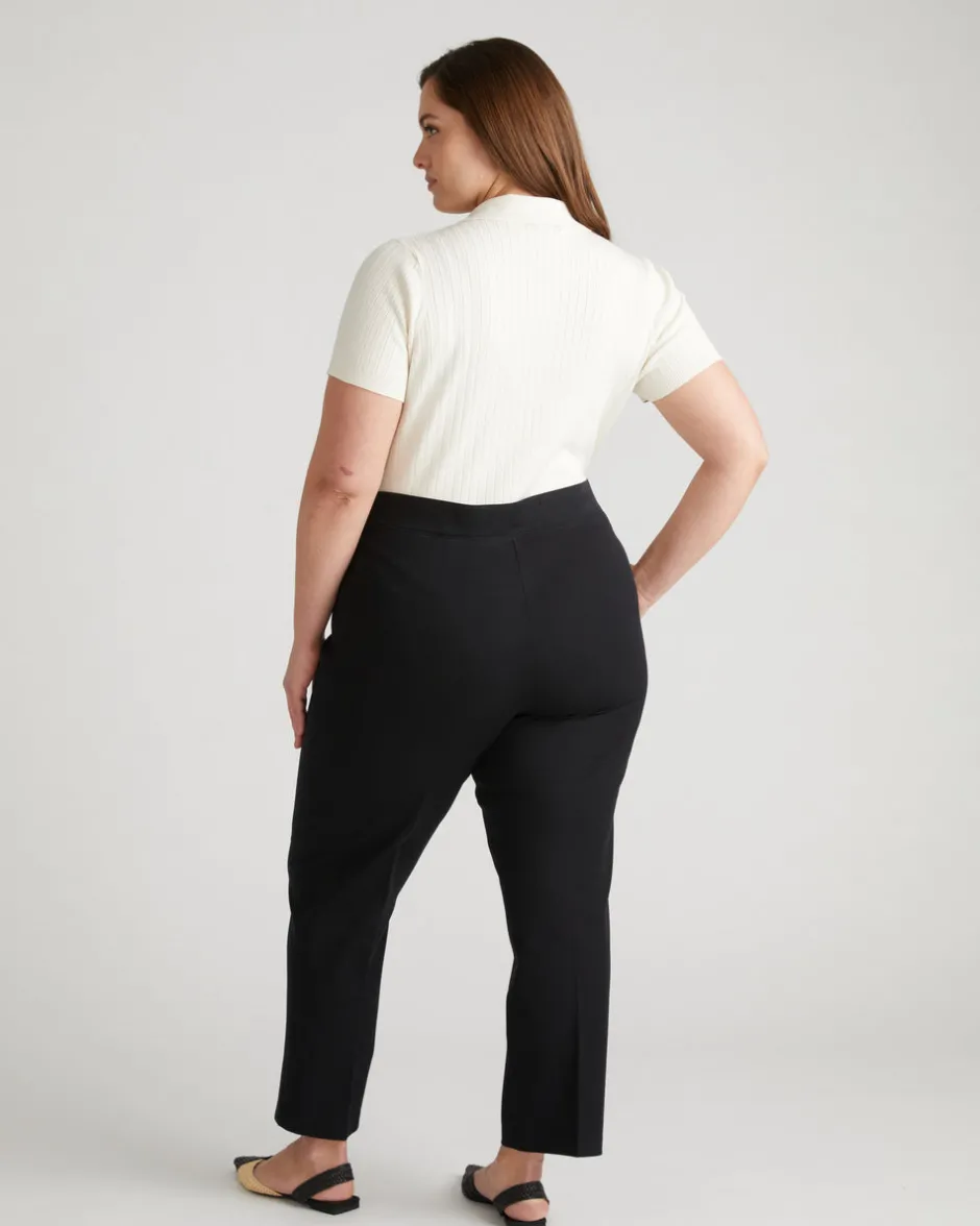 Universal Standard Magic Cotton Straight Leg Pants