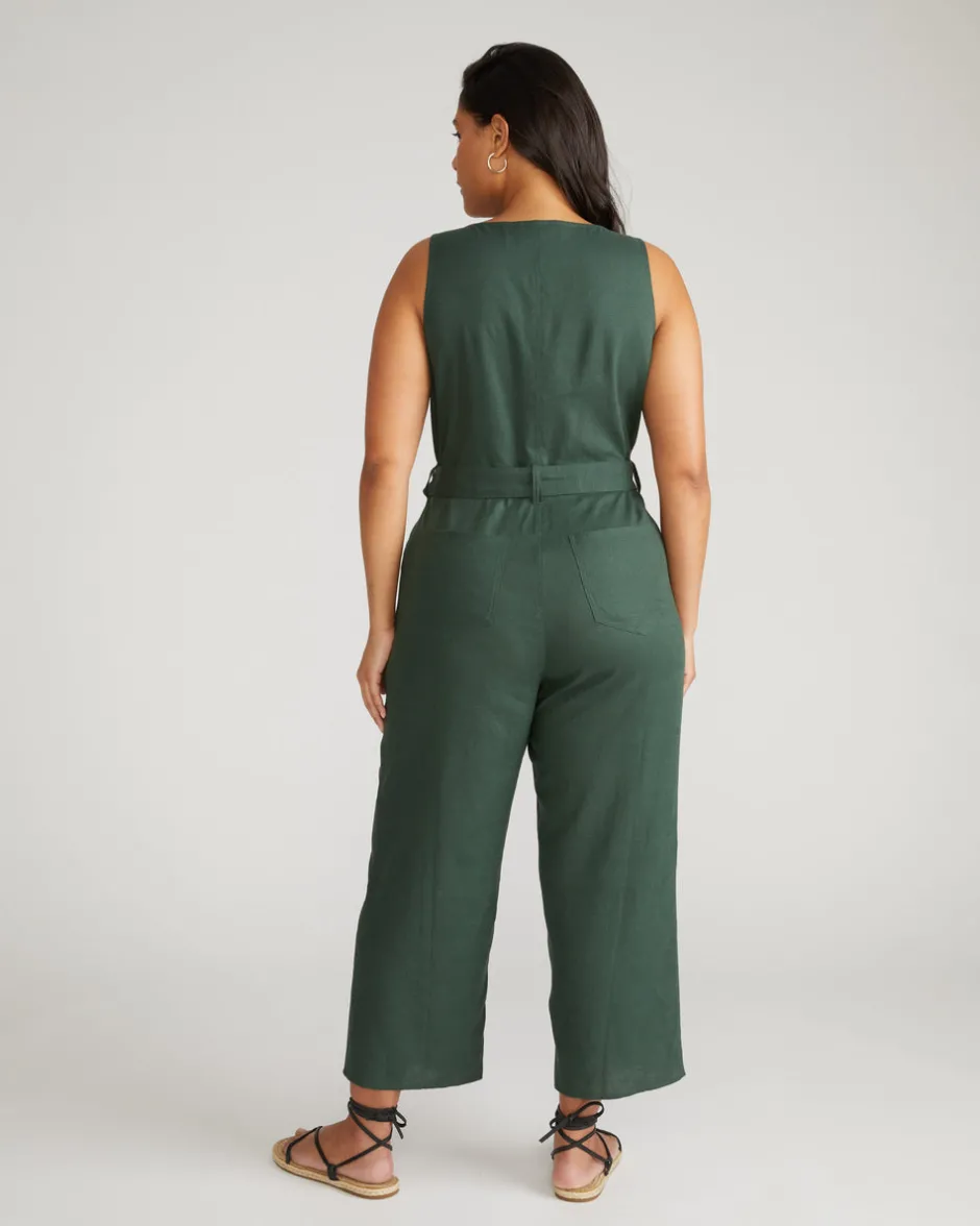 Universal Standard Matilda Linen Jumpsuit