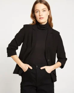 Universal Standard Meg Double Luxe Short Blazer