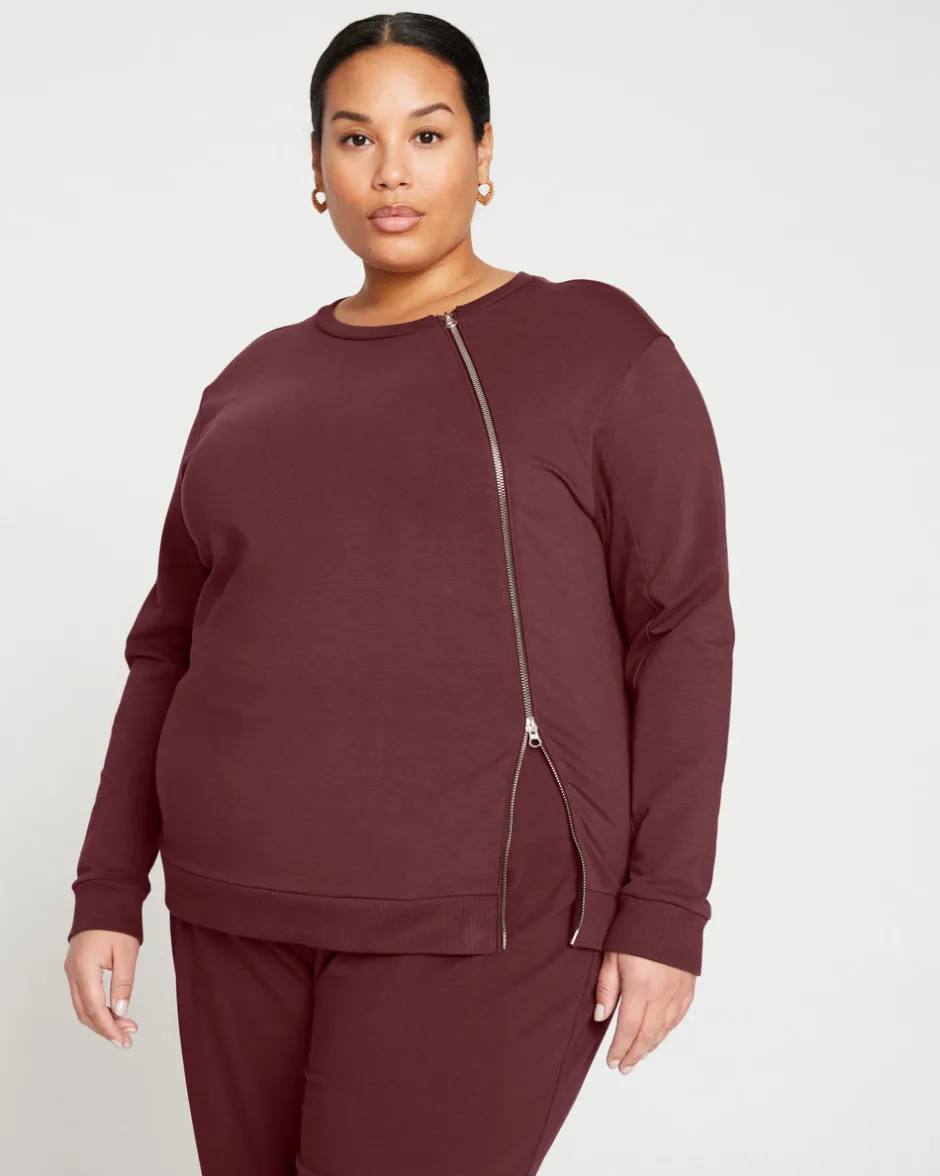Universal Standard Meridien Zip Sweatshirt