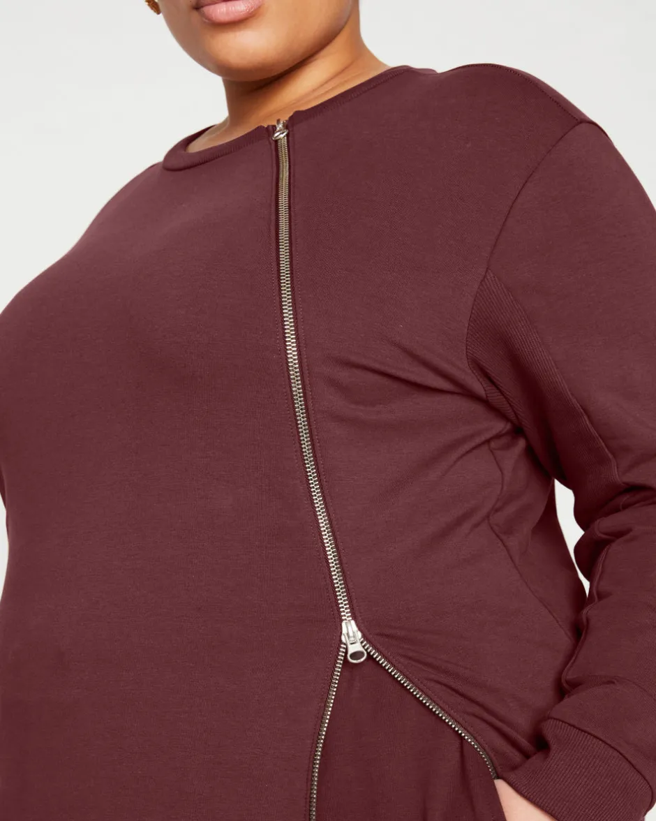 Universal Standard Meridien Zip Sweatshirt