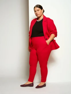 Universal Standard Minimalist Moro Pintuck Pocket Ponte Pants