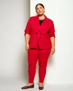 Universal Standard Minimalist Moro Pintuck Pocket Ponte Pants