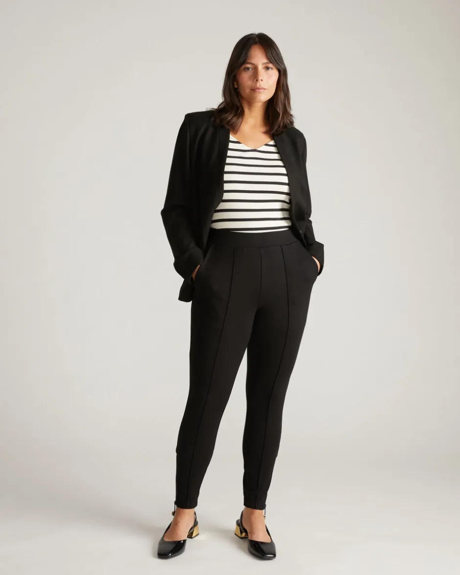 Universal Standard Moro Pintuck Pocket Ponte Pants