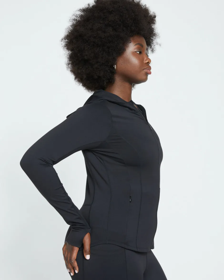 Universal Standard Next-to-Naked Hooded Zip Jacket