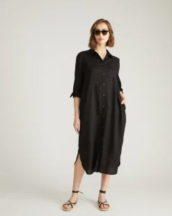 Universal Standard Odeon Linen Shirtdress