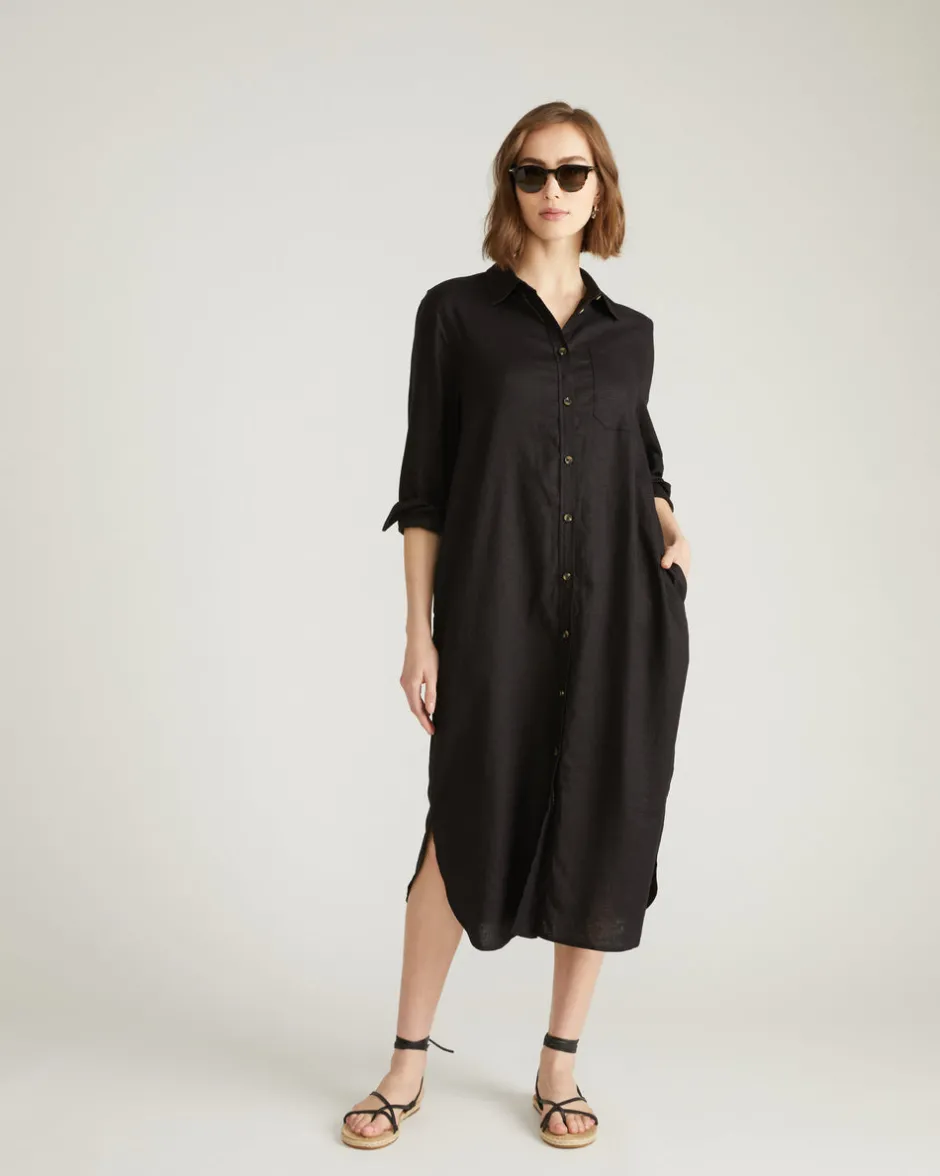 Universal Standard Odeon Linen Shirtdress