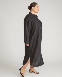 Universal Standard Odeon Linen Shirtdress