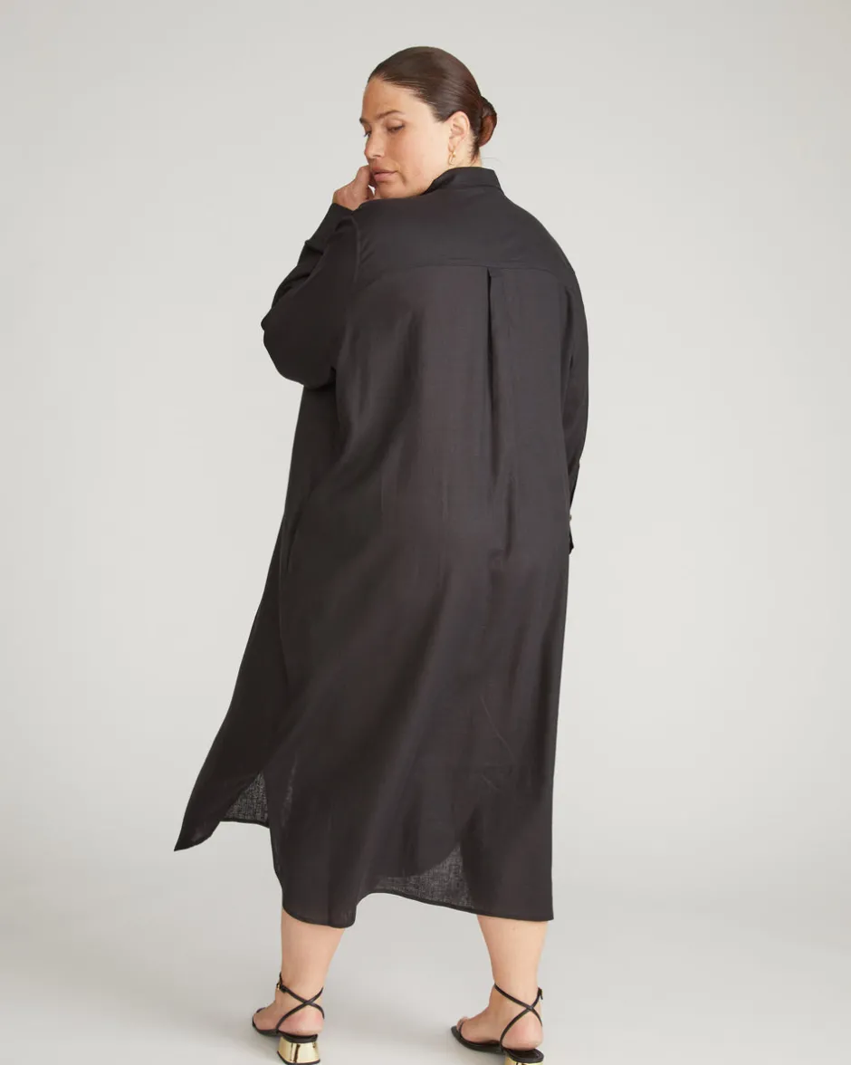 Universal Standard Odeon Linen Shirtdress