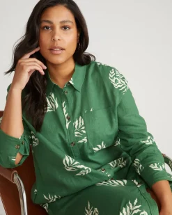 Universal Standard Odeon Linen Shirtdress