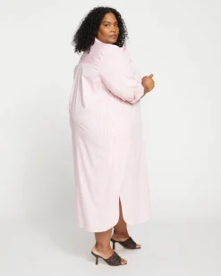Universal Standard Odeon Stretch Poplin Shirtdress