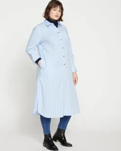 Universal Standard Odeon Stretch Poplin Shirtdress