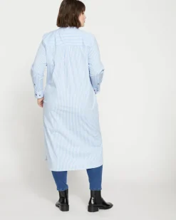 Universal Standard Odeon Stretch Poplin Shirtdress